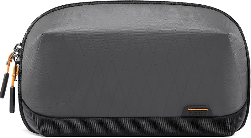 Inateck Electronics Organizer Travel Case 180° Open Water-Resistant Gray Large