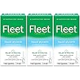 Fleet Liquid Glycerin Suppositories for Adult Constipation, 4 Count ( Pack of 3)
