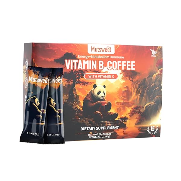 MUTSWEET SUPER INSTANT COFFEE PACKETS, MIXED WITH VITAMIN...