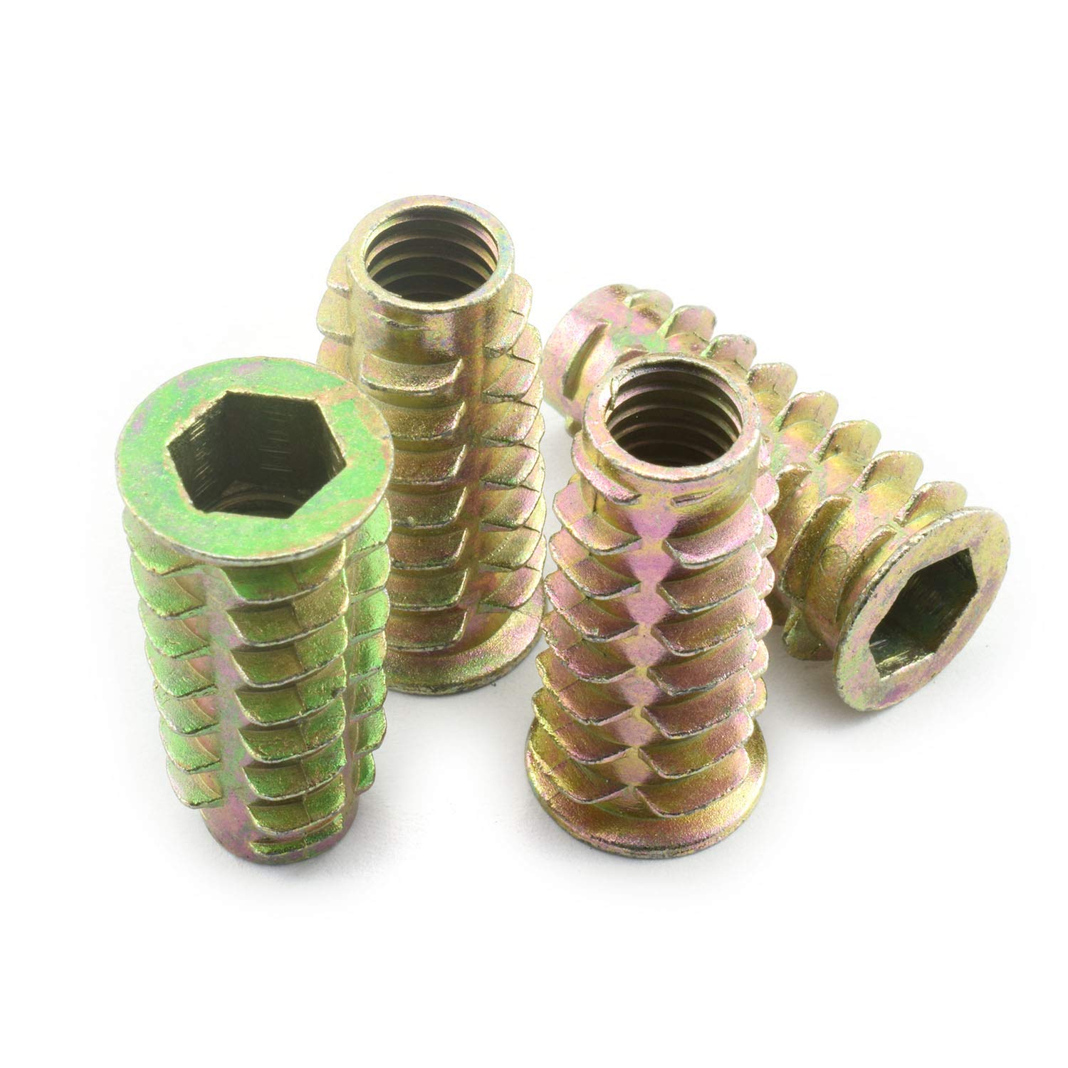 Nuts LQ Industrial 25pcs 5 16 18x1 Inch Furniture Screw in Nut Zinc nuts-lq-industrial-25pcs-5-16-18x1-inch-furniture-screw-in-nut-zinc