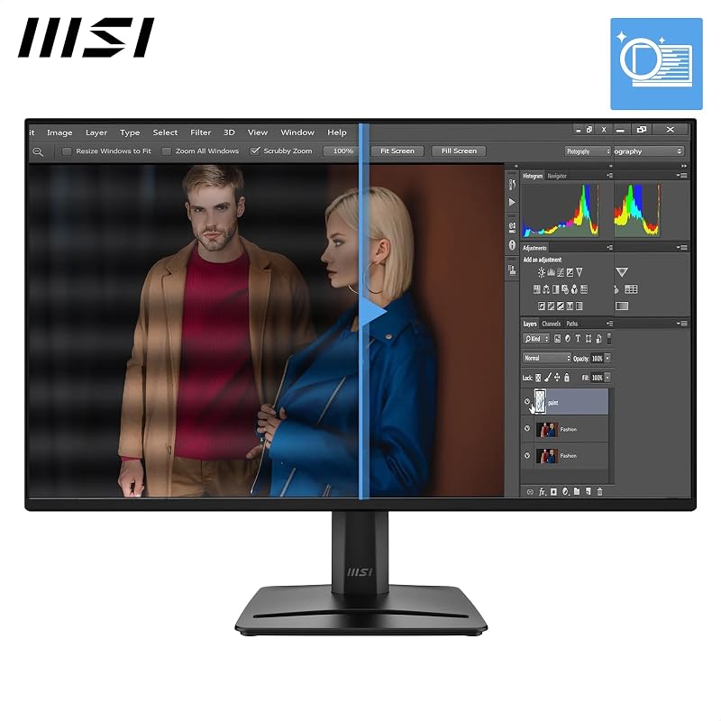 PRO MP275A E14L 24-Zoll-FHD-Computermonitor, 1920 x 1080 IPS, 144 Hz, 1 ms, AMD FreeSync, Eye Care, HDMI 2.0, neigbar, VESA-Halterung, schwarz