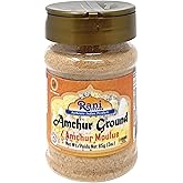 Rani Amchur (Mango) Ground Powder Spice 3oz (85g) PET Jar ~ All Natural, Indian Origin | No Color | Gluten Friendly | Vegan |