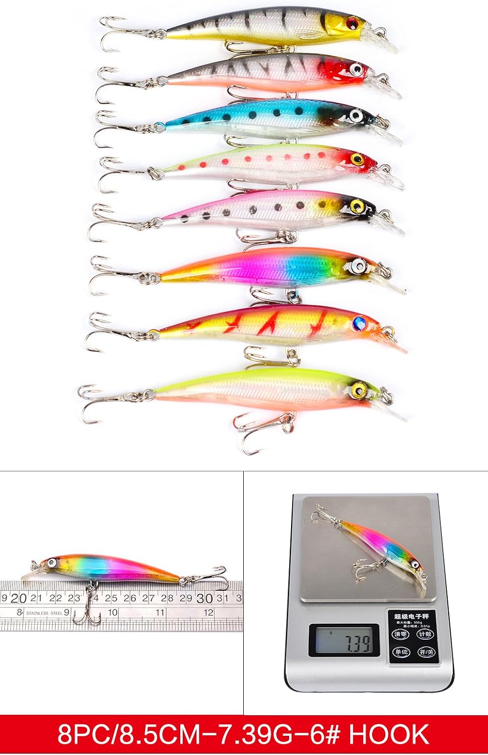 CHAWHO Fishing Lures Set 43 Pcs Fishing Lure Set - Image 3