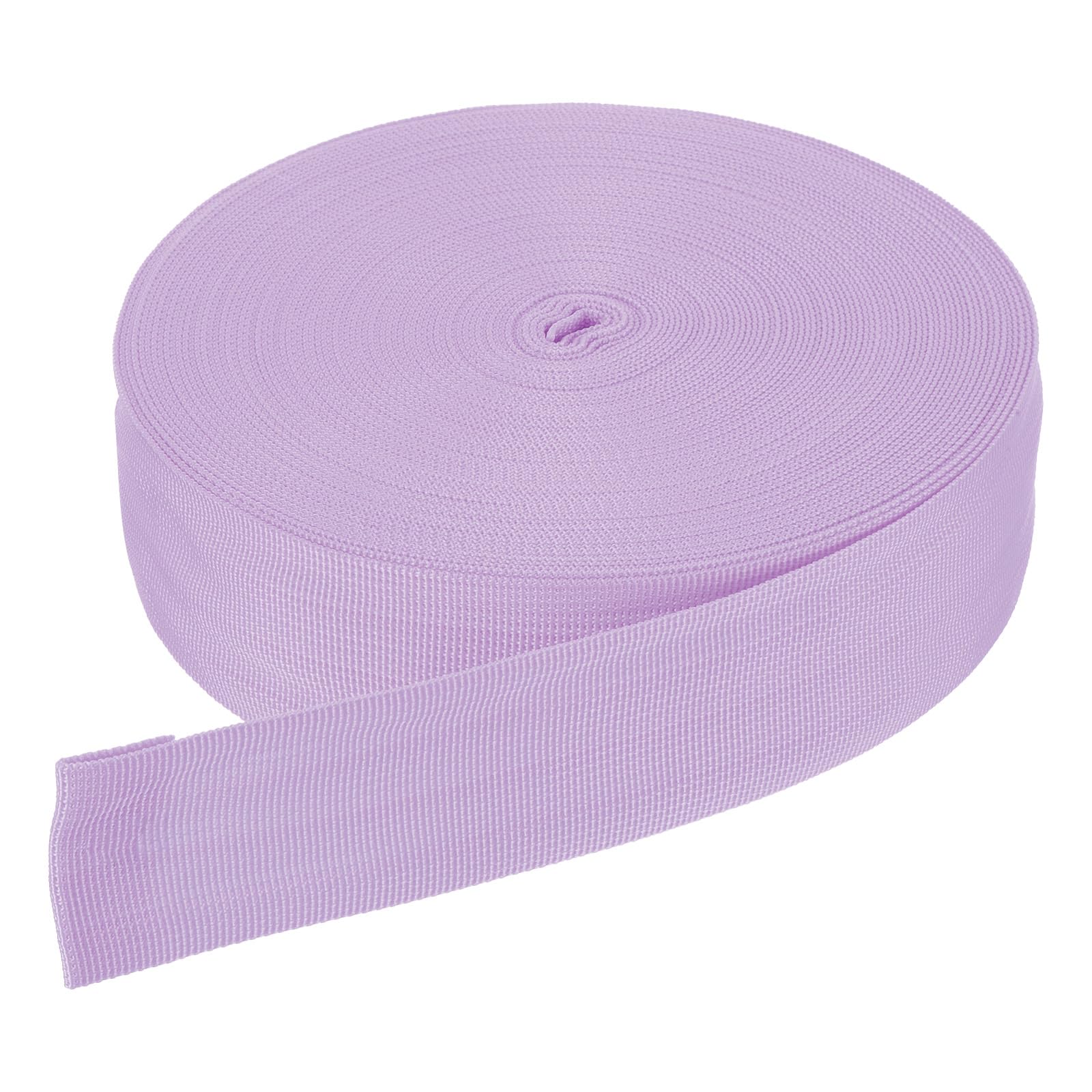 DMiotech 25 Yard x 2 Inch Width Nylon Webbing Strap Poly Flat Webbing Strapping for DIY Craft Backpack Strapping, Sewing, Outdoor Gear Repair, Pink Purple