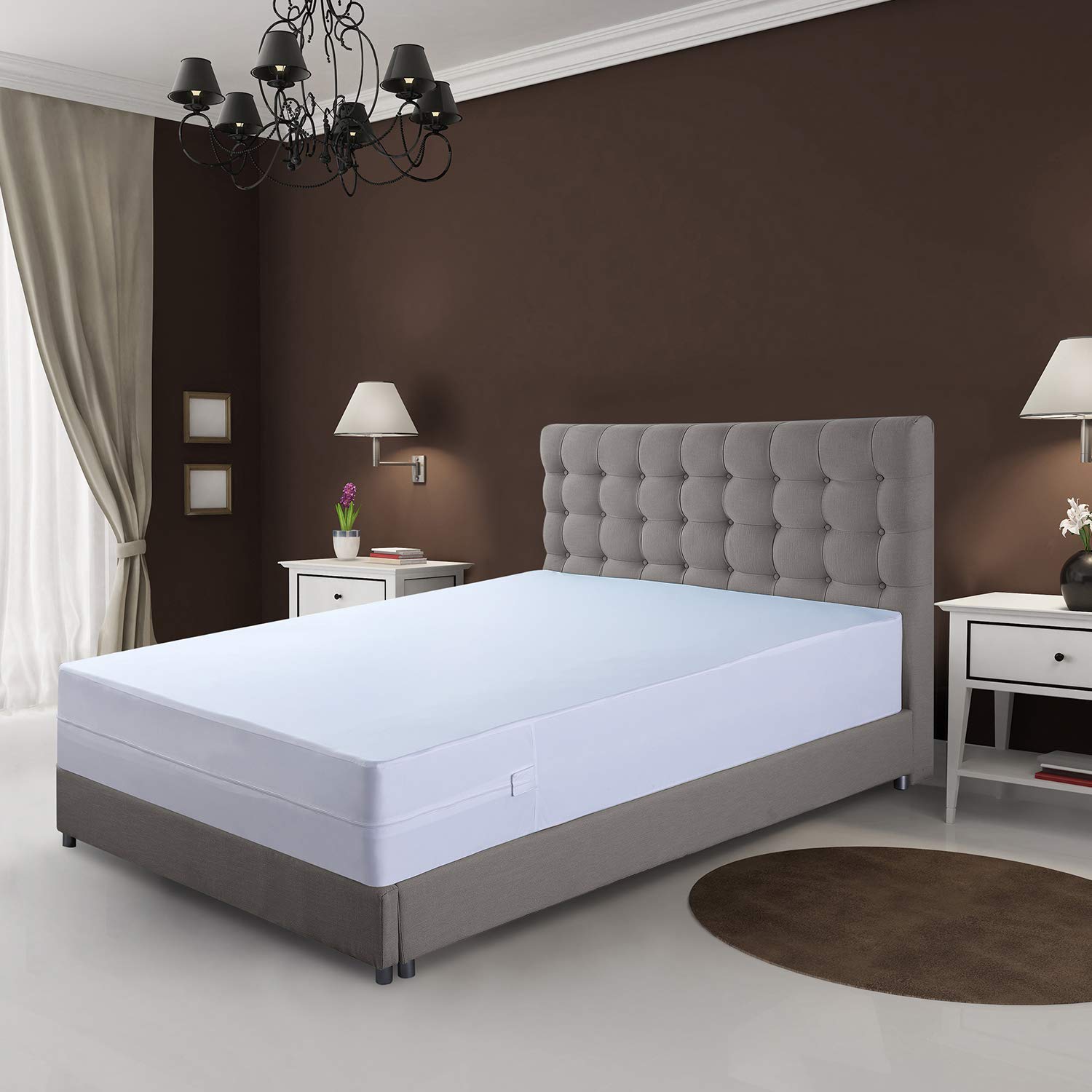 Galleon Utopia Bedding Zippered Mattress Encasement Bed Bug Proof