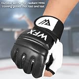 WFX Boxing Gloves MMA Training Body Combat Leather Neoprene Wrist M view 5