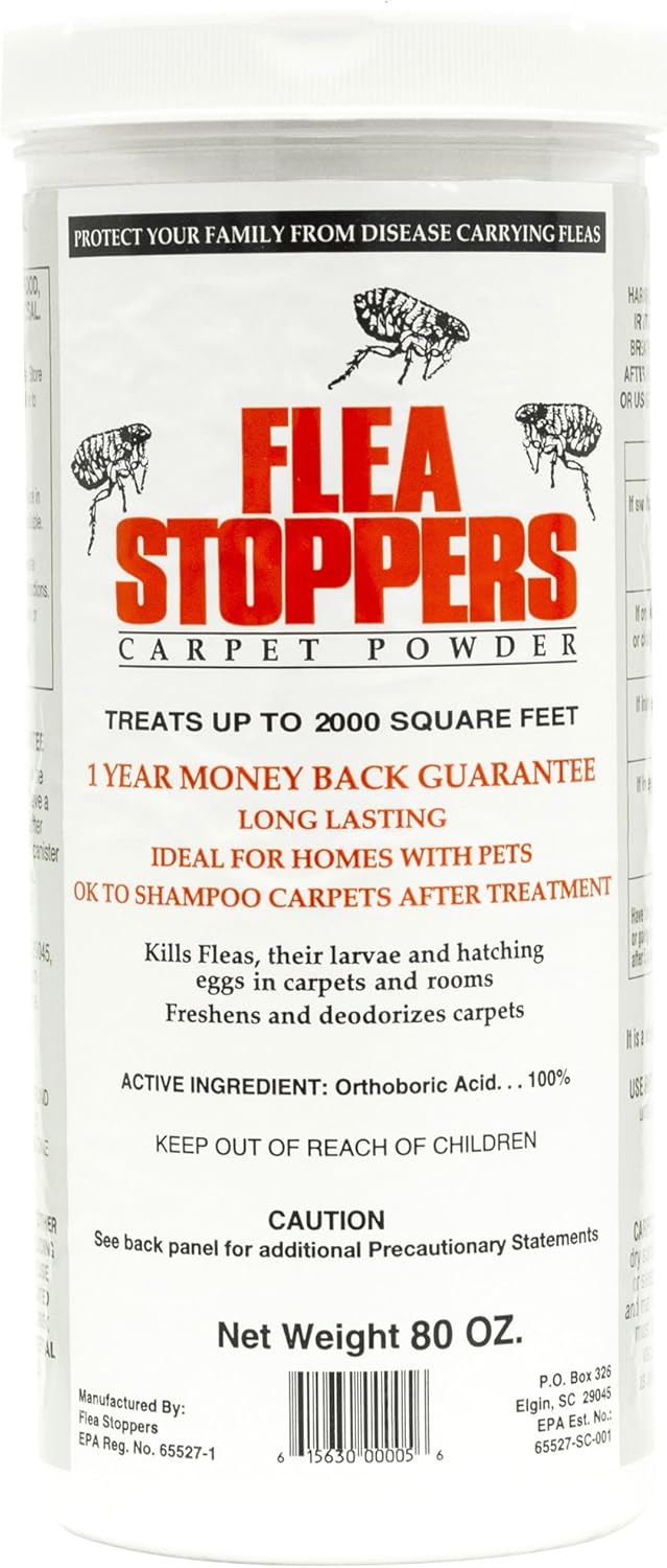 Best flea control carpet powder