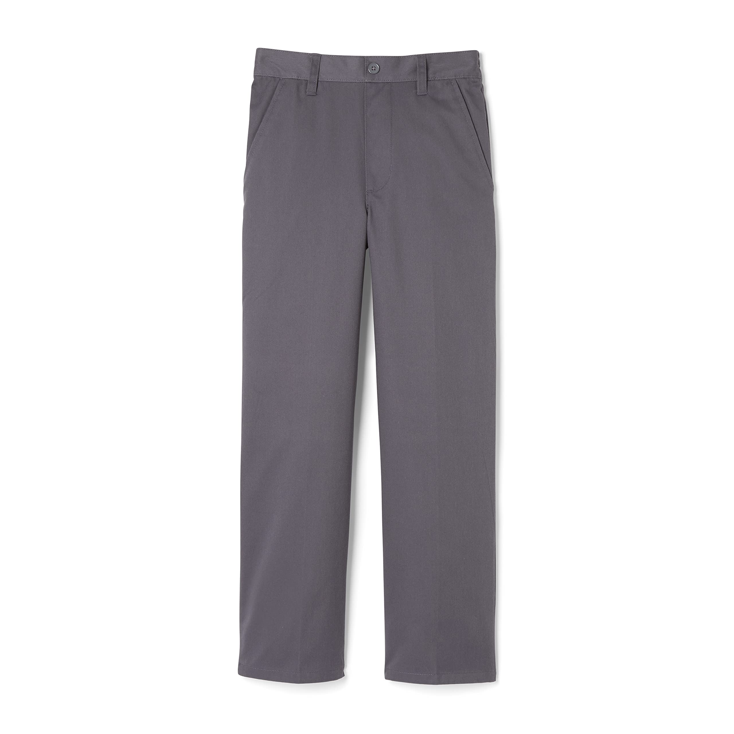 Photo 1 of French Toast Boys Pull-On Relaxed Fit School Uniform Pant (Standard & Husky), Heather Gray, 2T