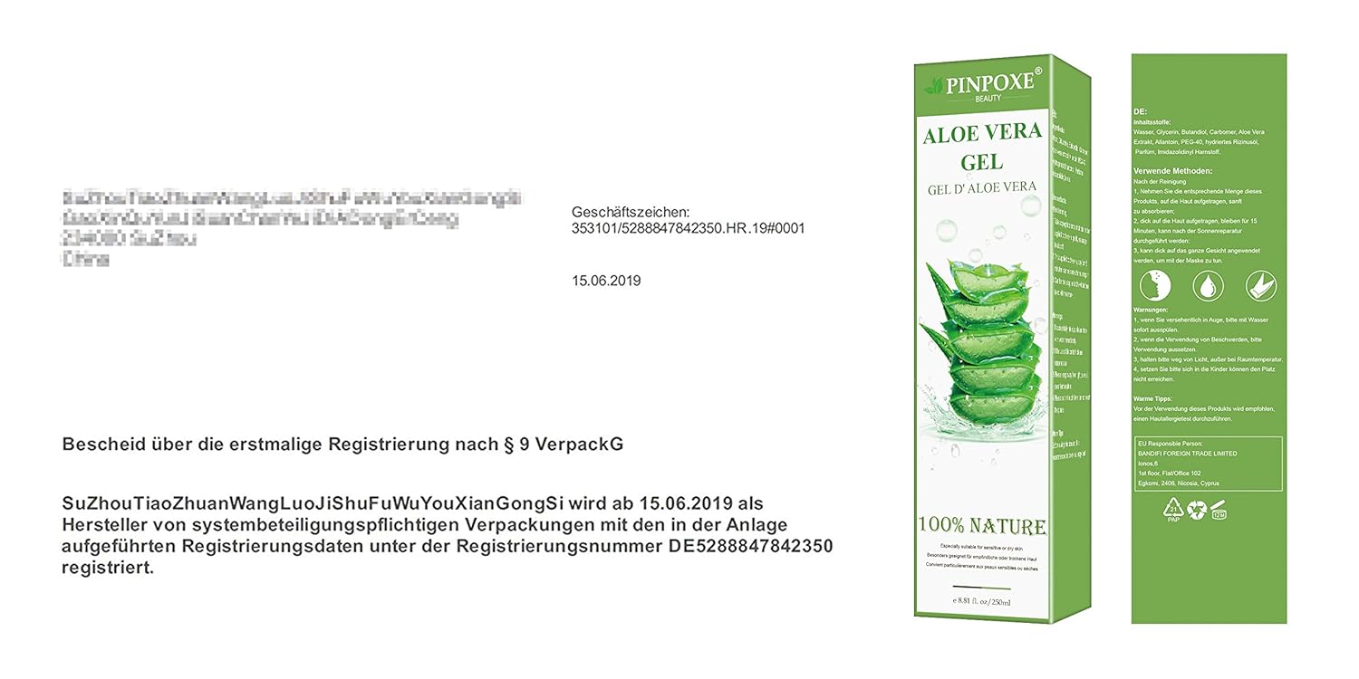Aloe Vera Gel, Aloe Vera for Body & Hair, 99% ORGANIC Pure Aloe Vera Soothing Gel 100% Natural for Face, Body, Hair, Facial Moisturizer, After Sun Body Moisturisers - Care for Sunburn, 250ml : Beauty