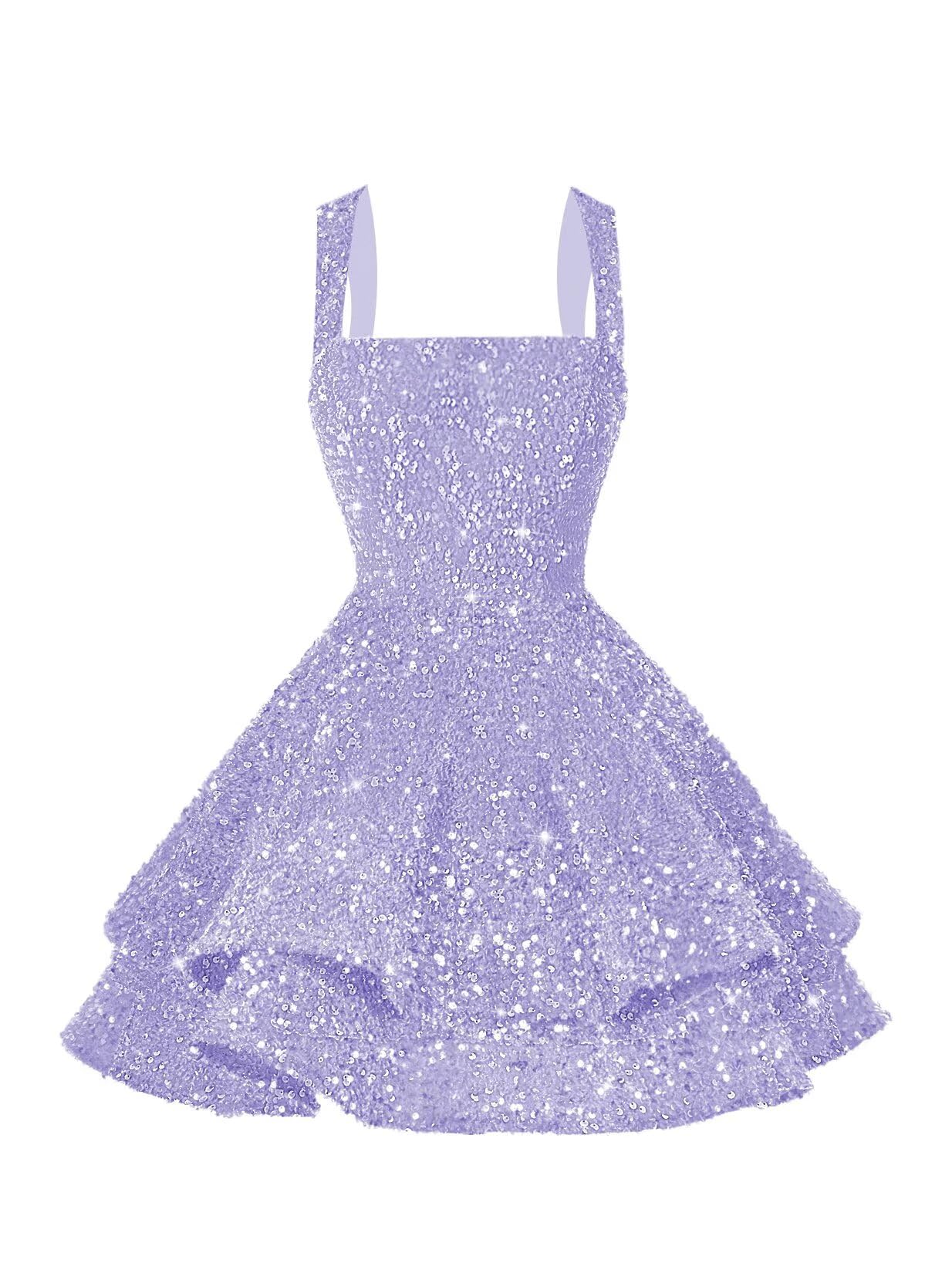 vintys Sparkly Short Prom Dresses for Teens
