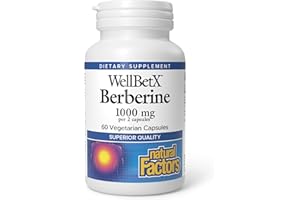 Natural Factors - WellBetX® Berberine 500 mg, 60 vcaps
