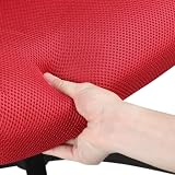 Yaheetech Ergonomic Mesh Office Chair with Adjustable Height Red view 9