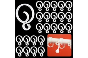 HEONAY Christmas Light Clips for Banister Christmas Banister Clips Holiday Garland Hanger Hooks for Stockings String Lights Indoor Outdoor Decorations Stair Railing Fence Deck (White, 16 PCS)