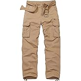 GSGGIG Cargo Pants for Men Casual Hiking Pants with Multi Pocket Outdoor Comfy Fit Construction Work Pants