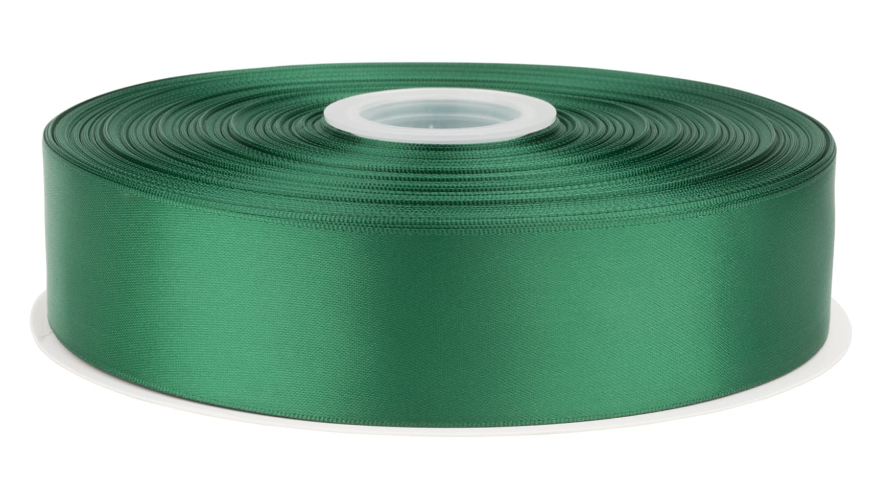 Fondersy 91 Meters Forest Green Double Faced Satin Ribbon - 38mm Width for Wedding, Gift Wrapping, Floral Arrangement and Crafts