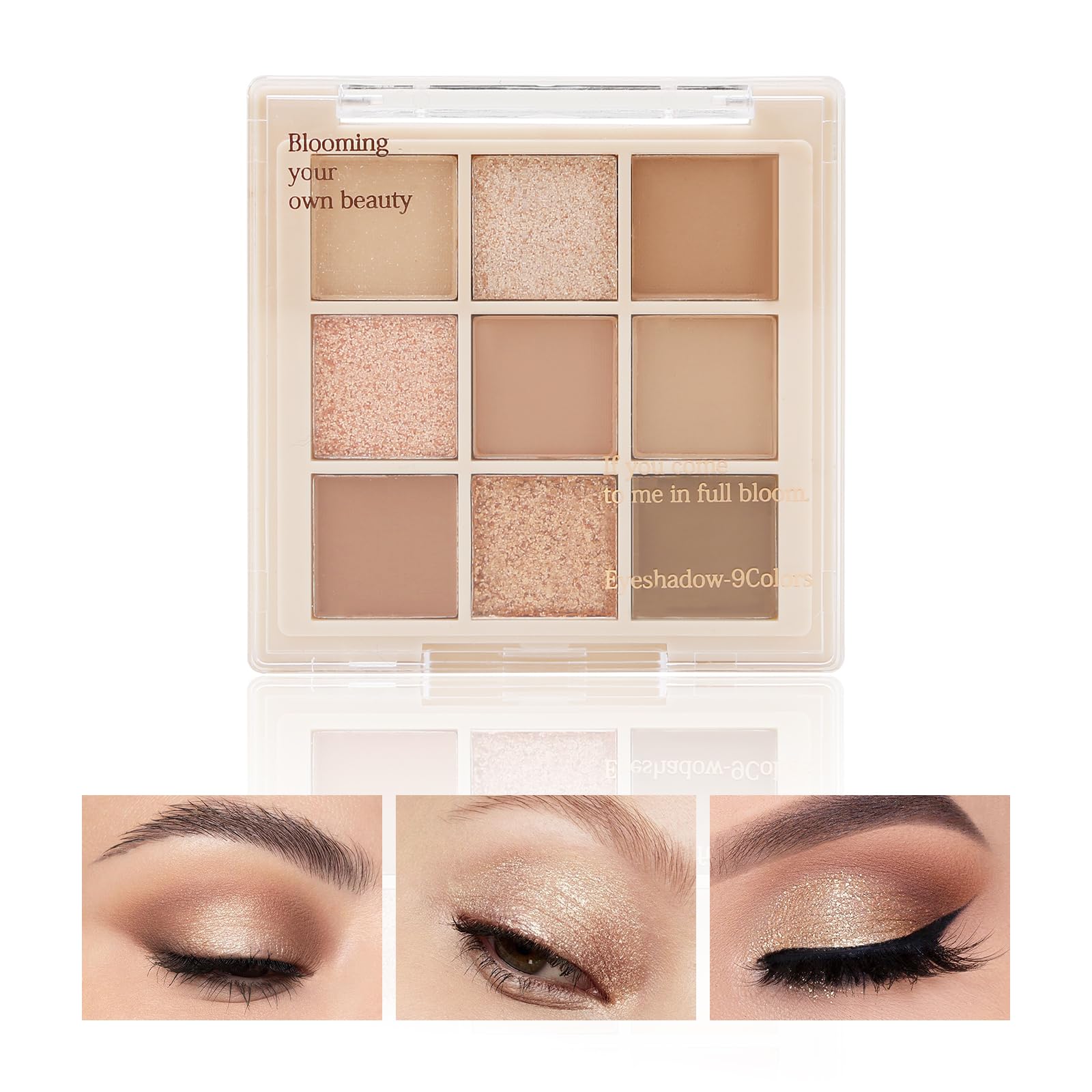 Photo 1 of *****2 PACK**** Boobeen Nude Eyeshadow Palette - Matte and Shimmer Makeup, Highly Pigmented Creamy Eye Shadow Powder, Create a Neutral Eye Look, Long Wearing