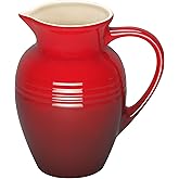 Le Creuset Stoneware 2-Quart Pitcher, Cherry