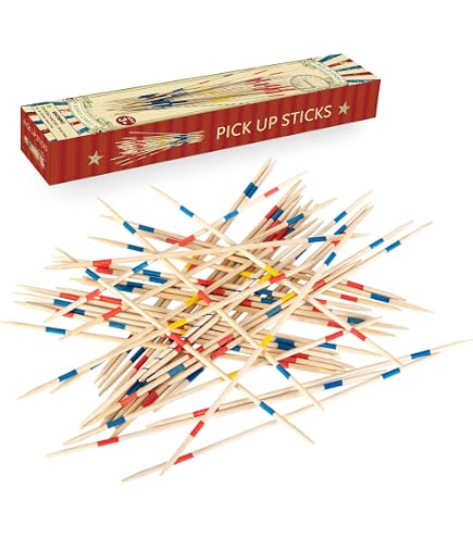 Juego Tradicional Coreano De Palitos Mikado - 31 Palos De Madera, Caja De Almacenamiento, Para Familia Y Niños