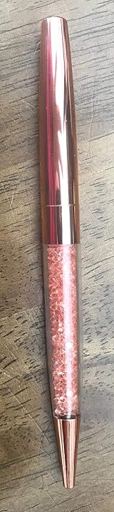NEO Crystal Ballpoint Pen Rose Gold 140 Crystals Pouch & Refill Included view 3