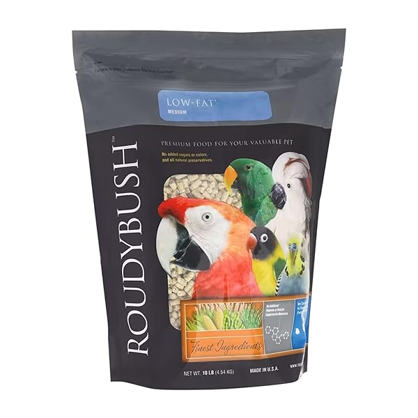 ROUDYBUSH LOW FAT FOOD FOR ADULT BIRDS &...