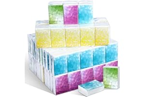 Yinder 120 Packs Pocket Tissues Travel Size 840 Sheets 3 Ply Facial Paper Bulk Small Wallet Tissues for Classroom Office Trip School Car Purse Christmas Stocking Stuffers(Fresh)