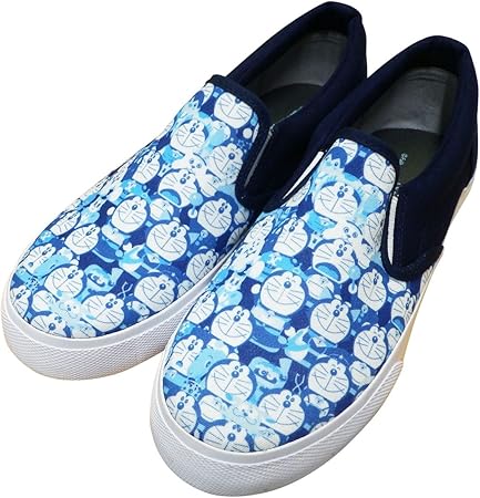 Amazon Co Jp ドラえもん 映画35周年記念アイテム スリップオンスニーカー レディース 24 5cm Shdr444 おもちゃ