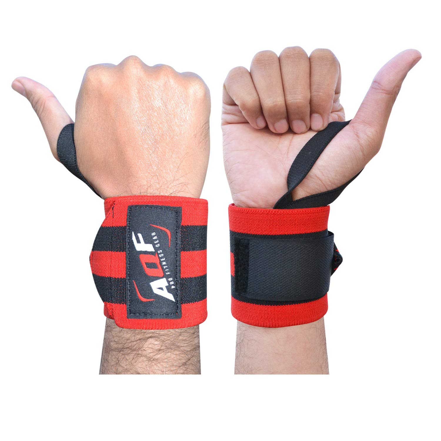 AQF Super Heavy Duty Wrist Wraps Supports Wrist Straps Gym Training Fist Stra...