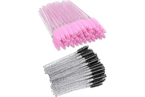 200 PCS Mascara Wands Eyelash Brushes, Eyebrow Brush Applicator Cosmetic Makeup Brush Tool Kits for EyeLash Extension and Mak