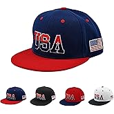 American Flag Baseball Caps Embroiderred USA Flag Patriotic Dad Hat Adjustable Trucker Hats for Men Women