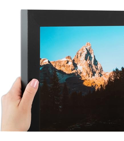 Amazon.com - ArtToFrames 19x34 inch Satin Black Picture Frame