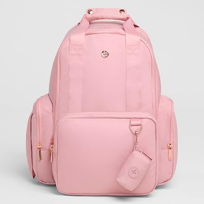 HUGGIES Unisex-adult Signature Hug Pack Diaper Backpack, Bridal Rose, One Size