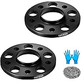 BDFHYK 5x112mm Wheel Spacers 12mm Hubcentric Wheel Spacer with Compatible with Audi A3 A4 TT,Compatible with Volkswagen Phaeton CC Beetle, Forged 5 Lug Wheel Adapters 66.56 mm Hub Bore, Set of 2