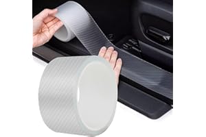 CRYSTALBERRY Car Door Entry Edge Guard, Anti-Scratch Car Door Sill Protector, Clear Adhesive Car Door Trim Edge Guard for Cars Automobile (2in x 32.8ft, Transparent)