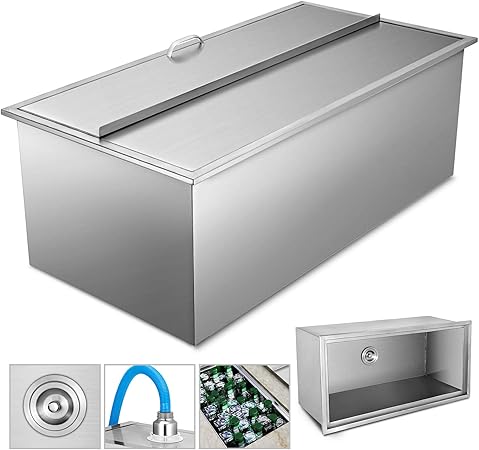 stainless ice chest