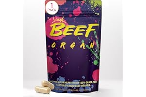 VoloZionX Female Beef Organ Supplement – Grass Fed & Pasture Raised – Beef Liver, Kidney, Uterus, Heart – Supports Hormone Balance, Energy, & Wellness – 100% Natural Superfood for Women