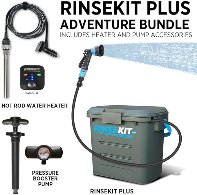 Rinse Kit Plus Adventure Bundle Portable Outdoor Shower 2