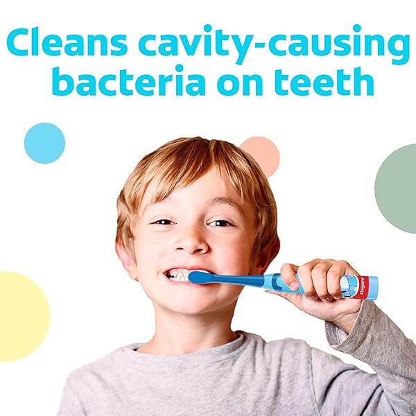 COLGATE KIDS TOOTHPASTE WITH FLUORIDE, ANTICAVITY & CAVITY PROTECTION TOOTHPASTE, FOR AGES 2+, BLUEY, MILD BUBBLE FRUIT FLAVOR, 4.6 OUNCE