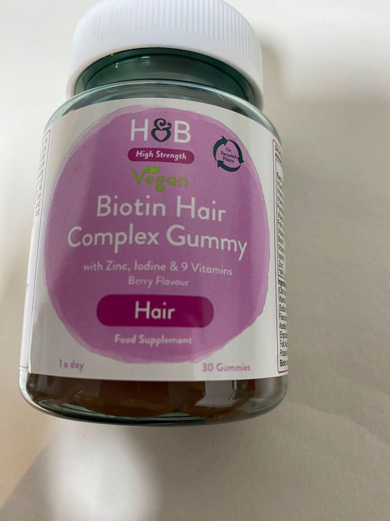 Holland & Barrett Vegan Biotin Hair Complex 30 Gummies