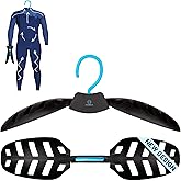 Hang 11 Wetsuit Hanger - Improves Your Wet Suit Longevity, Quick Dryer, Foldable Wetsuit Hangers for Surfers, Ideal for Drysuit Scuba Diving Gear & BCD, Surfing Accessories, Surfing Gifts (Blue)