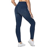 Origiwish Womens High Waisted Jeggings Stretchy Skinny Jeans Pull On Tummy Control Leggings with Pockets