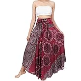 Banjamath® Women's Long Bohemian Style Gypsy Boho Hippie Skirt