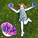 M & M Products Online Princess Party Supplies: 24 Folding Princess Crown Paper Fans - Variety Of Colors & Designs - Perfect For Princess Birthday Dress Up Parties & Favors - Lifetime Replacement