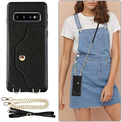 LAMEEKU Galaxy S10 Plus Wallet Case with Crossbody Nigeria Ubuy