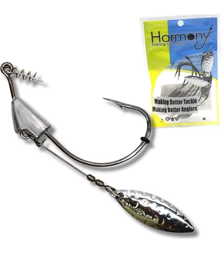 5PCS Keel Weighted Swimbait Hooks with Blade Attachment Jigs Fishing Hooks Blades Underspin Jig-Heads for Fishing (1/8oz Fishing Hooks : Sports & Outdoors