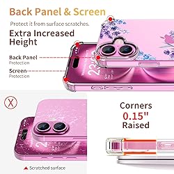 ilnehc for iPhone 16 Case,[3 in 1] with Screen