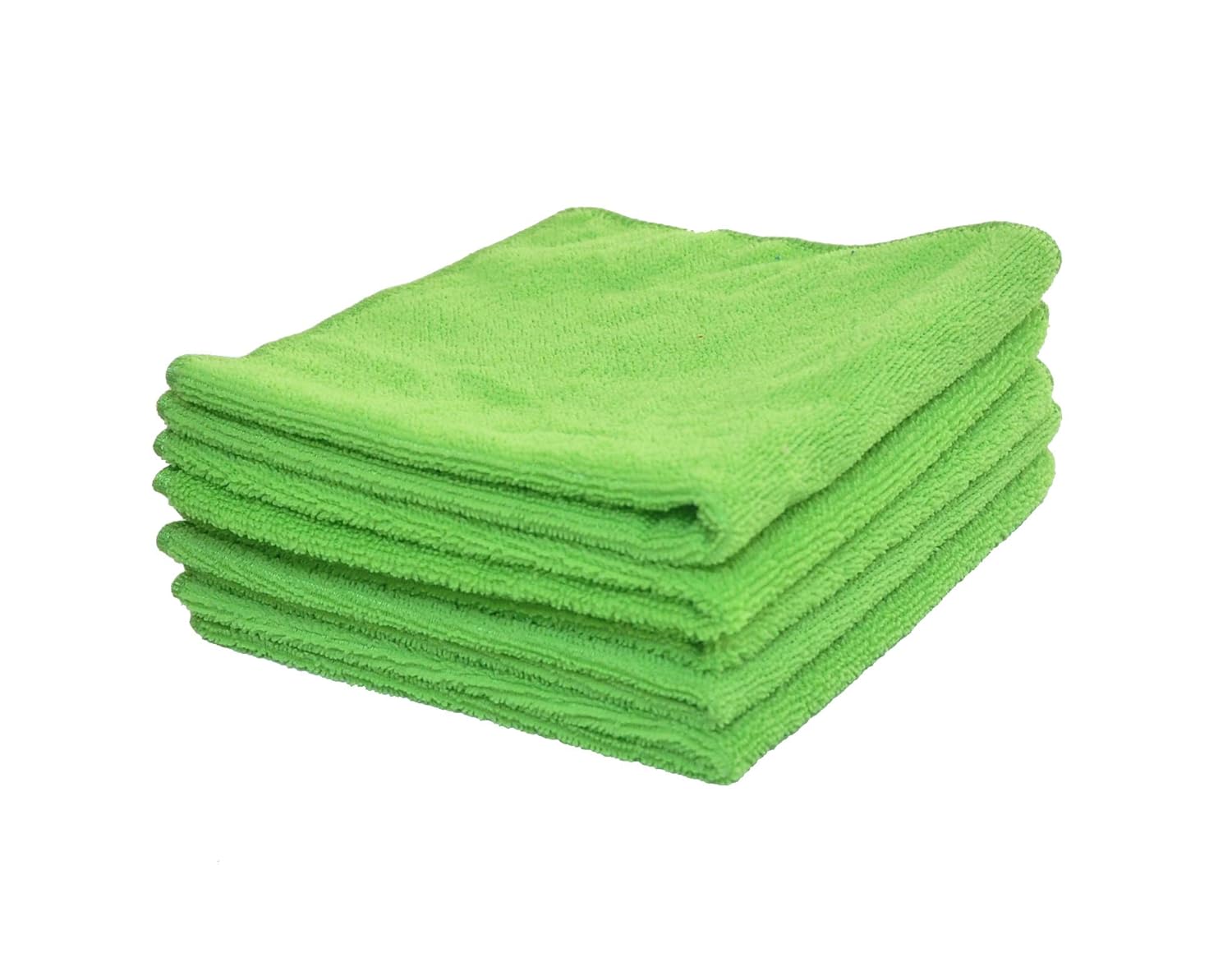INGENS Microfiber Cleaning Cloths,40x40cms 250SM GreenColour! Highly