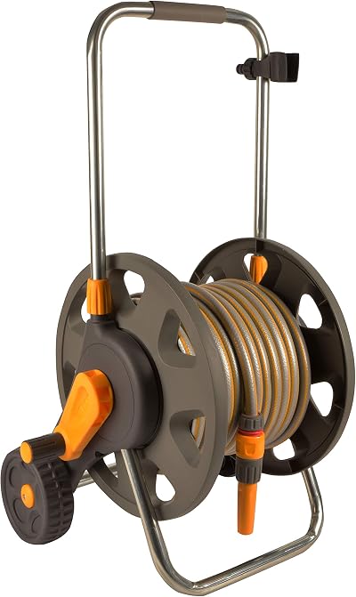Hozelock 60m Hose Cart with 30m Multipurpose Hose