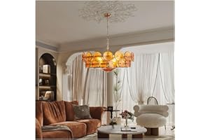 Italian Chandelier Amber Green White Art Glass Lights LED Lamp for Living Room Design Home Kitchen Island Lights,Minimalist S