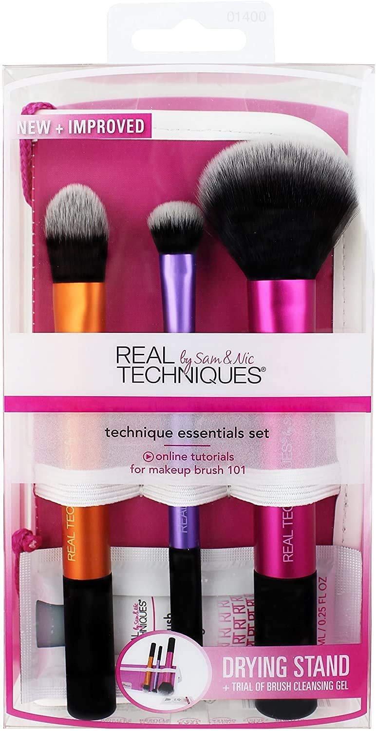 Real Techniques Travel Essentials 3 Piece Set, 150 g