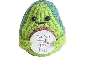 AVVMMKR Emotional Support Plush - Adorable Positive Potato Plushie for Comfort & Stress Relief for Kids, Teens, and Adults - Ideal for Home, Office & Travel (Avocado)
